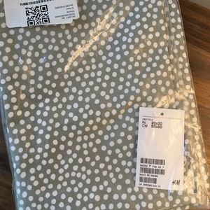 Two 20x20” Spotted Pillow Cases